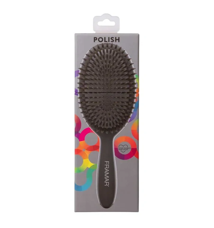 FRAMAR kartáč na uhlazení vlasů Polish Brush černý