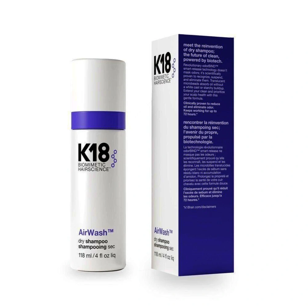 K18 AirWash™ dry shampoo, 118 ml